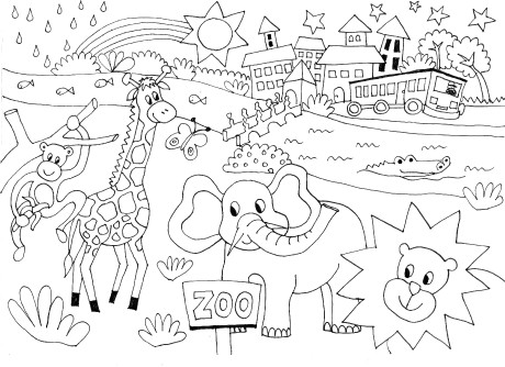 the-friends-from-ZOO-omalovanky